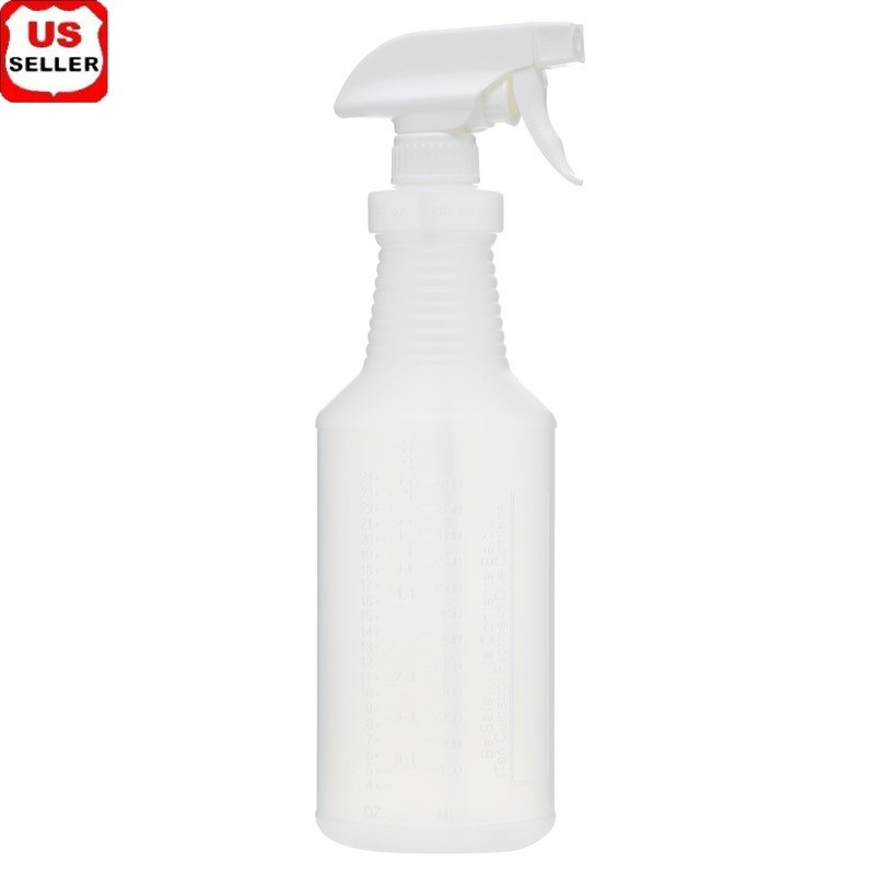 12 Pack 32oz All Plastic Empty Spray Bottle Multipurpose Cleaning Home Garden