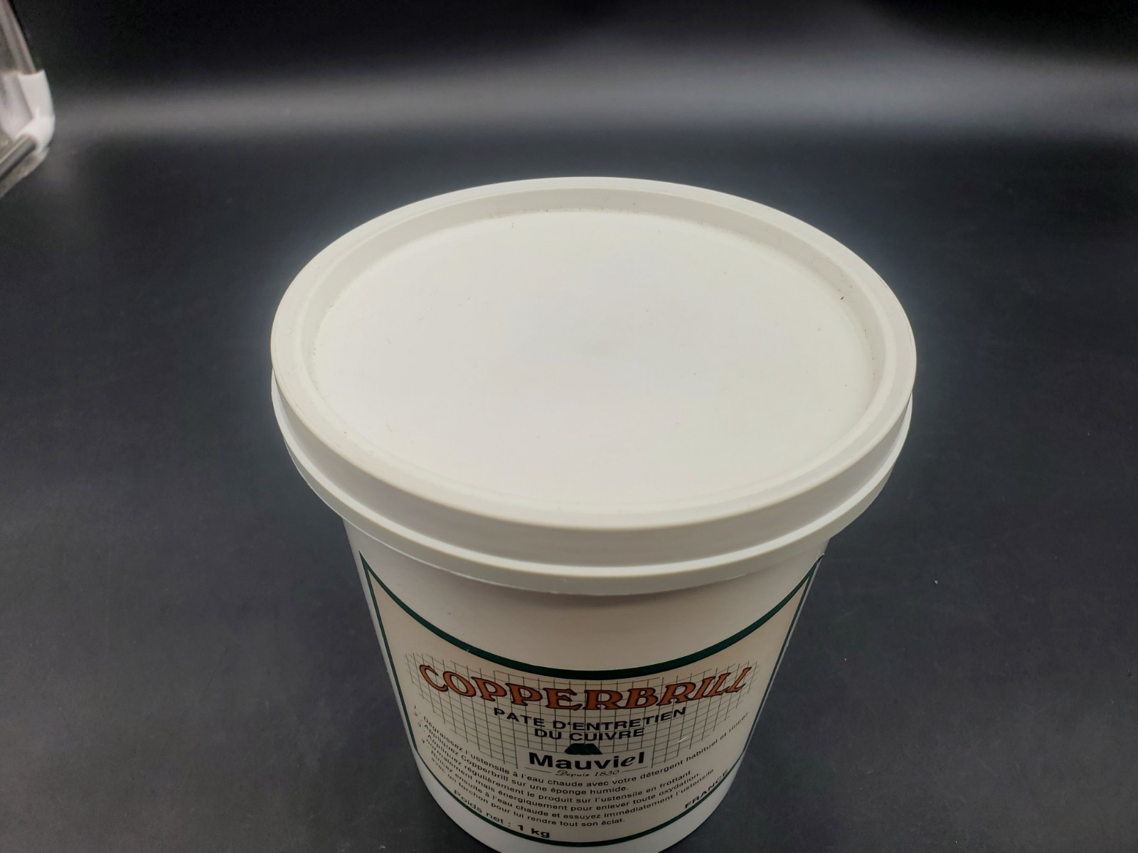 NEW Mauviel Copperbrill Copper Cleaner Paste, 1 Liter / 1kg