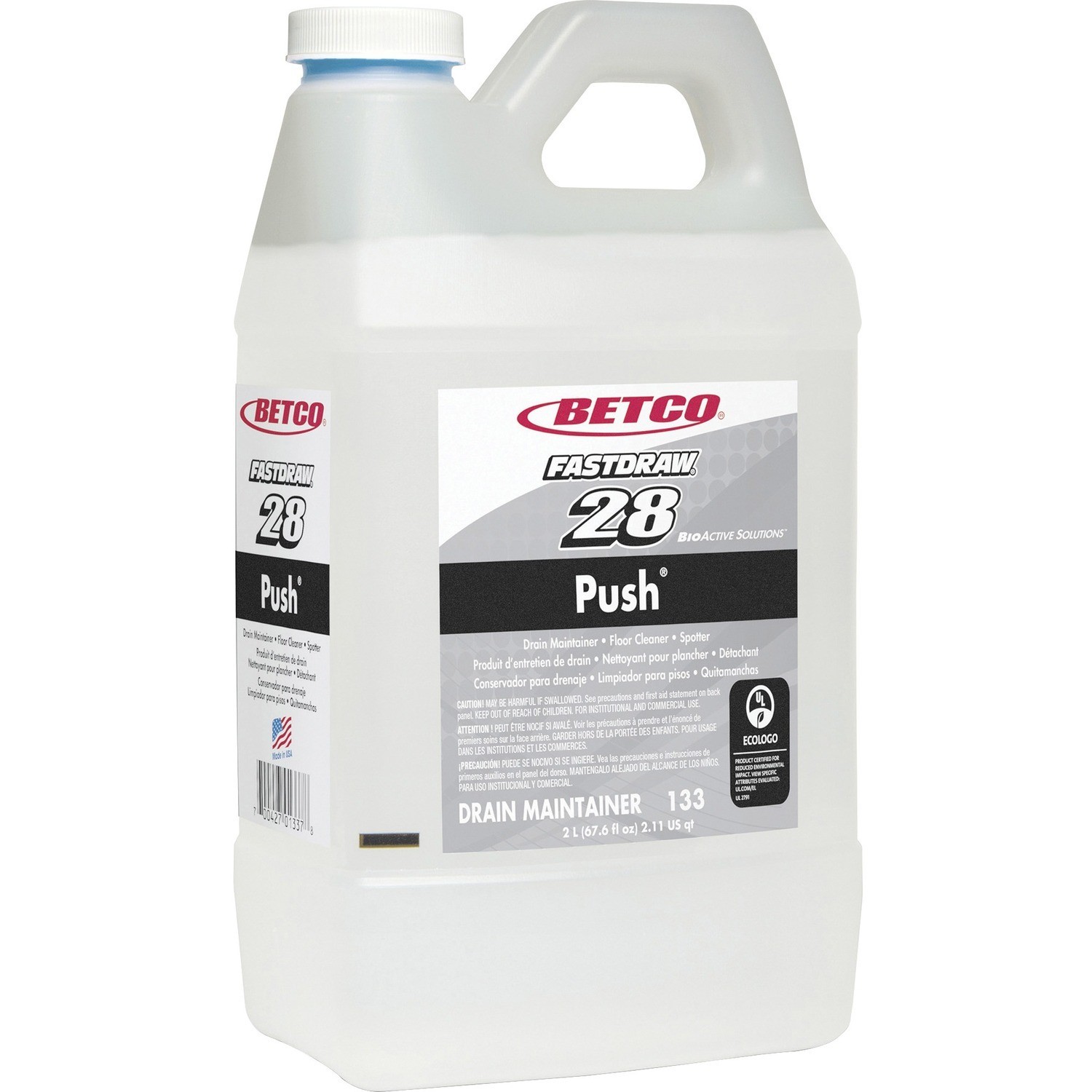 BETCO Fastdraw 28 Push Multi-Purpose Cleaner Odor Eliminator 2L-Classic Mint 133
