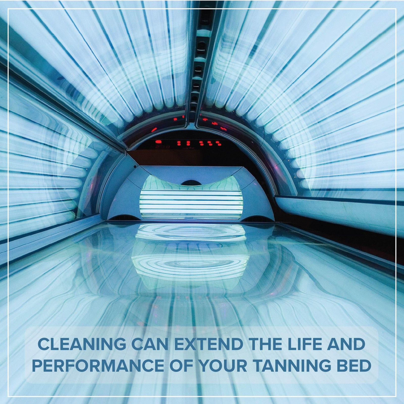 Tanning Bed Cleaner Acrylic Cleaner for Indoor Tanning Beds – Up to 2000 sq f…