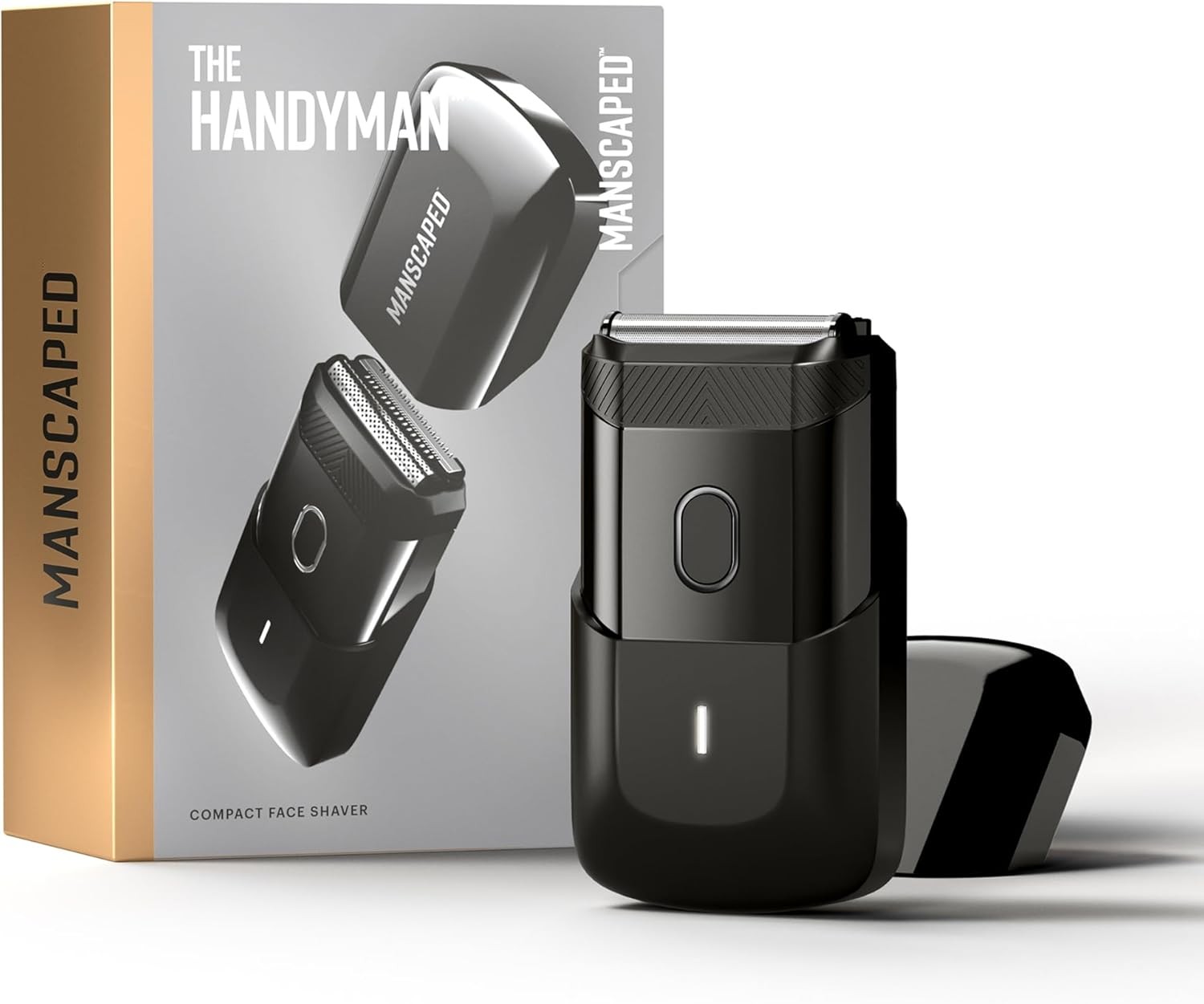 MANSCAPED? The Handyman? Compact Face Shaver ?C Portable Men??s Travel Facial Ha