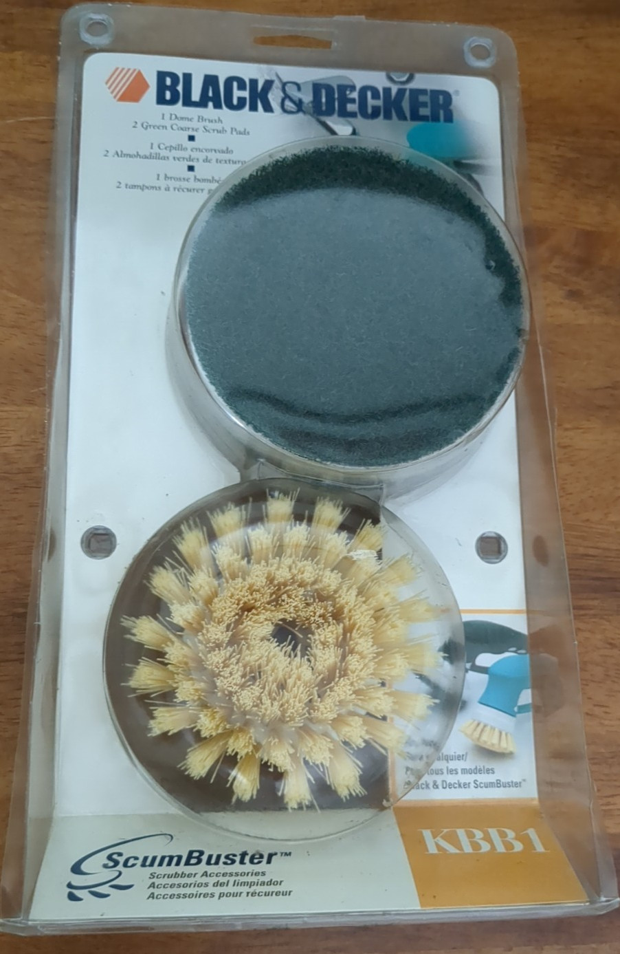 Black & Decker ScumBuster PN# KBB1 Brush and Pads ~ NEW