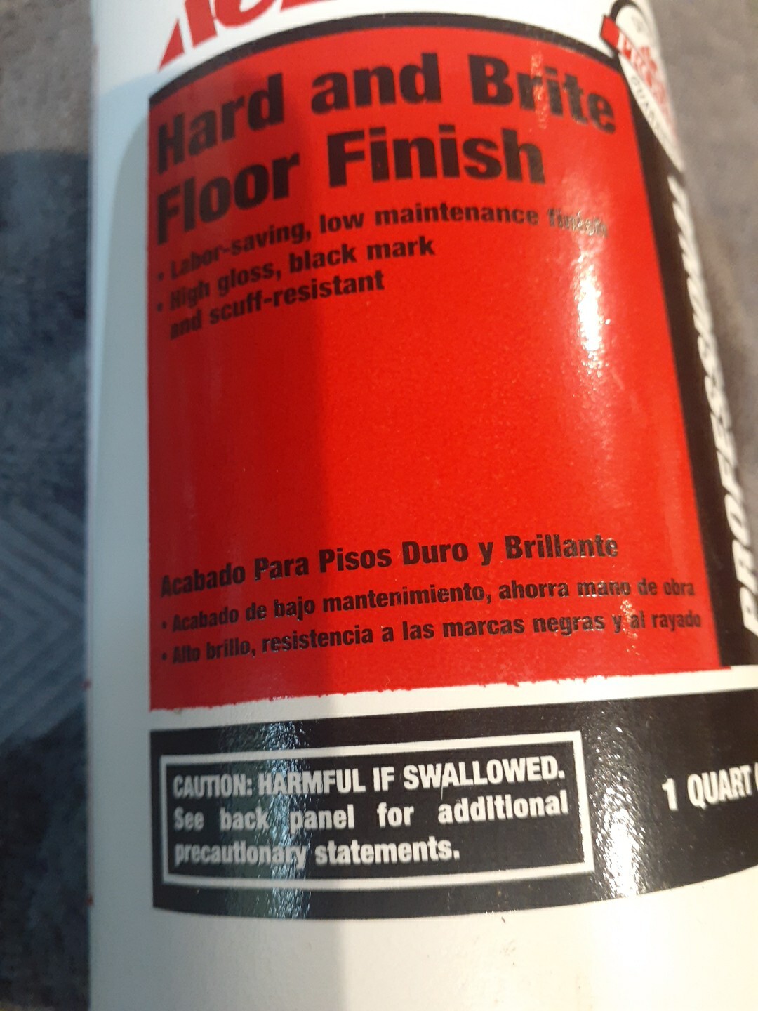New Ace Hard & Bright Finish 32 Fl Oz Floor Cleaning Care
