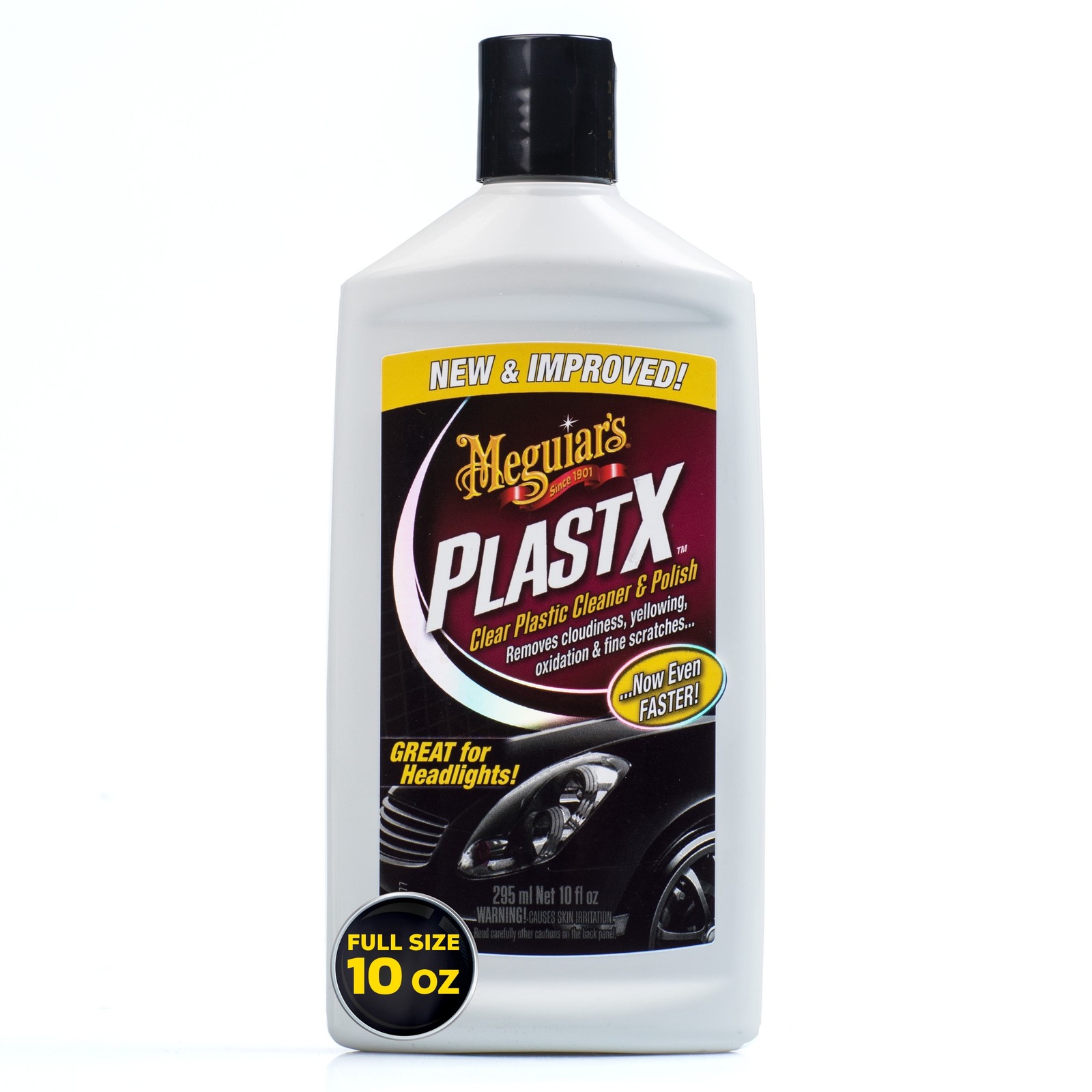Meguiar’s PlastX G12310 Automotive Polishes, 10 oz