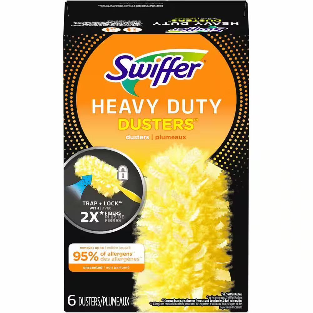 Heavy Duty Unscented Duster Refills (6-Count)
