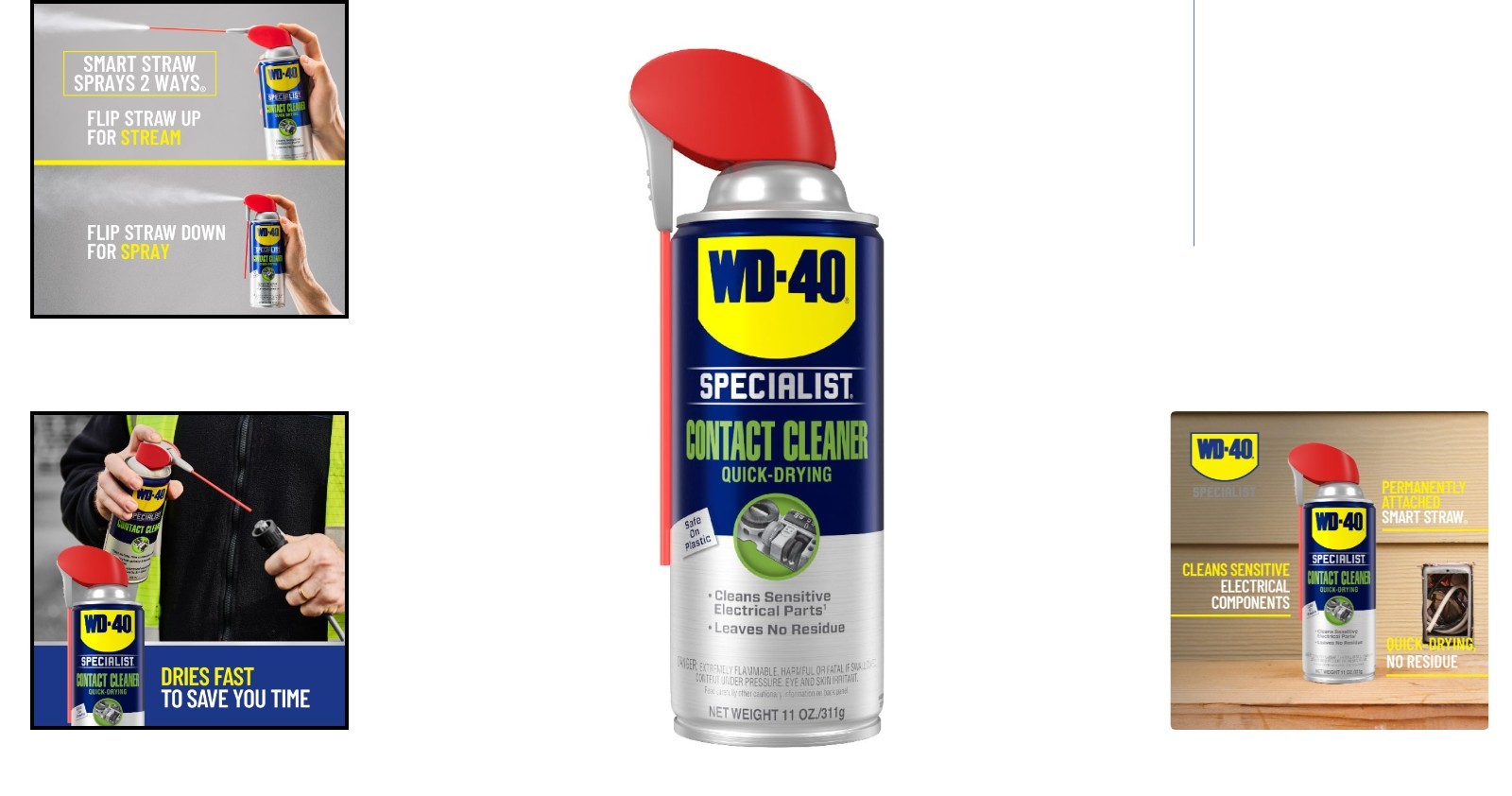 Residue-Free 11 Oz Contact Cleaner Spray – Perfect for Sensitive Equipment