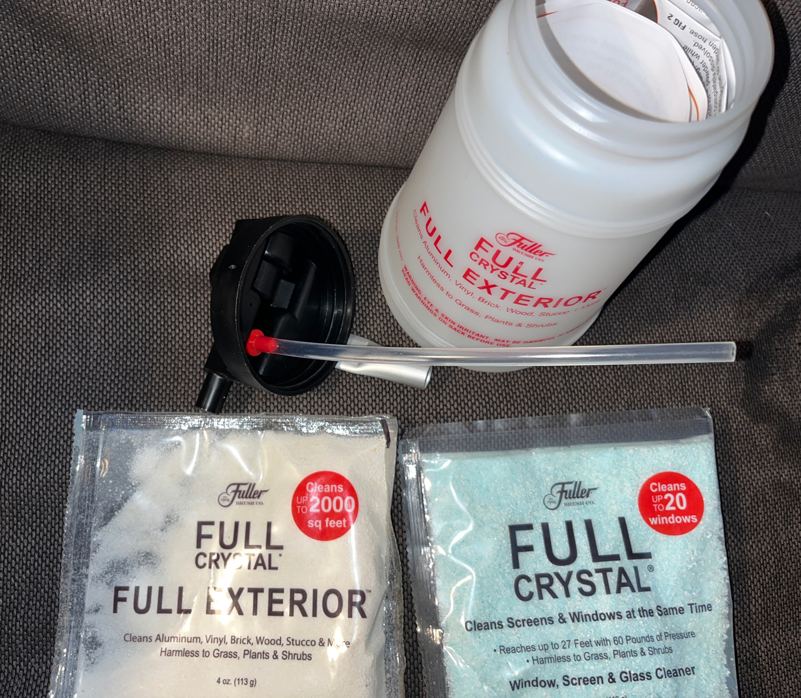 NEW Fuller Brush Full Exterior Cleaner Open Box + Full EXT + Full Crystal no box