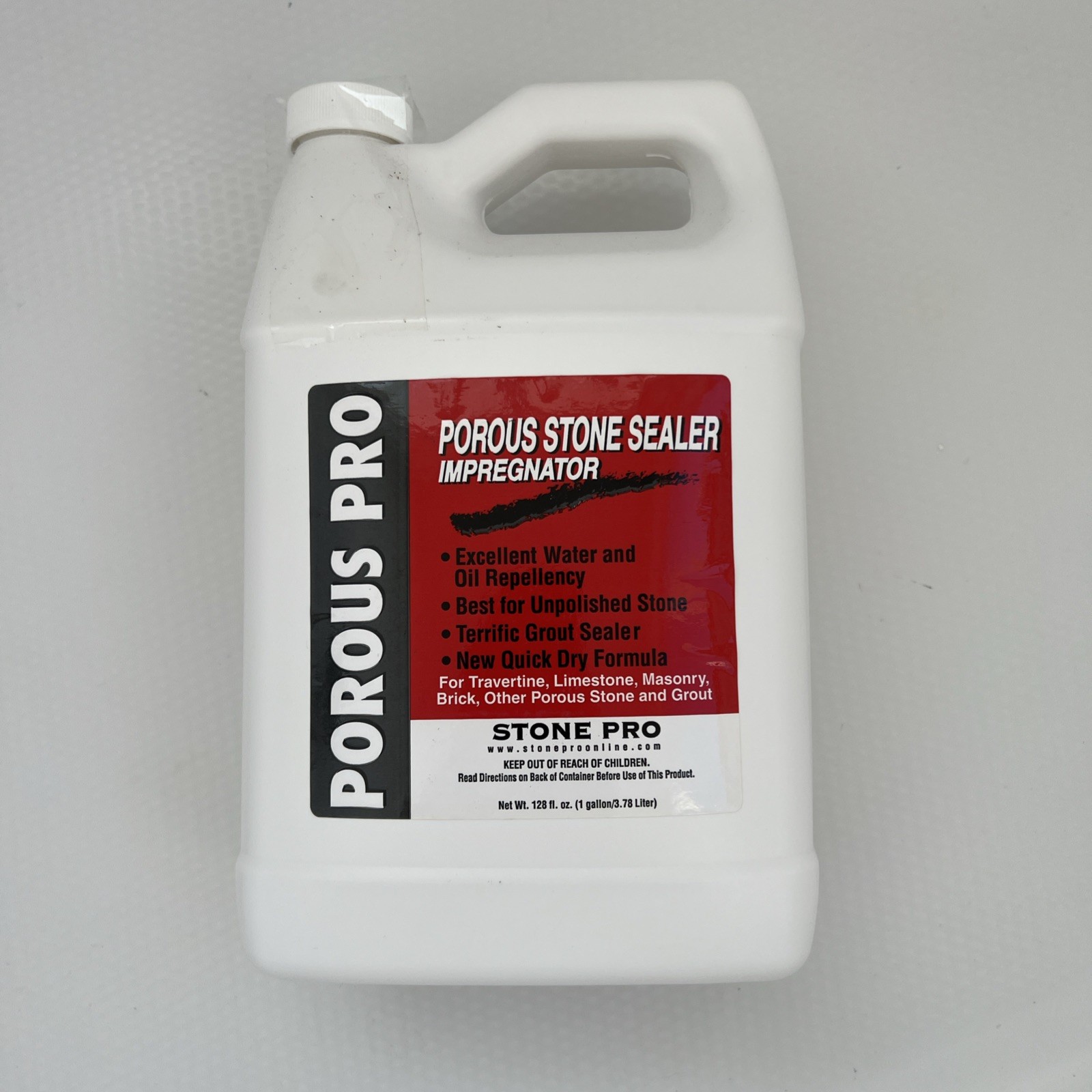 Stone Pro Pro Sealer for Marble Granite Travertine Tile Concrete & Grout
