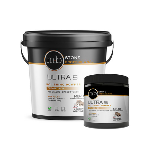 MB-18 Ultra 5 Polishing Powder for Marble Travertine Onyx Limestone Etc