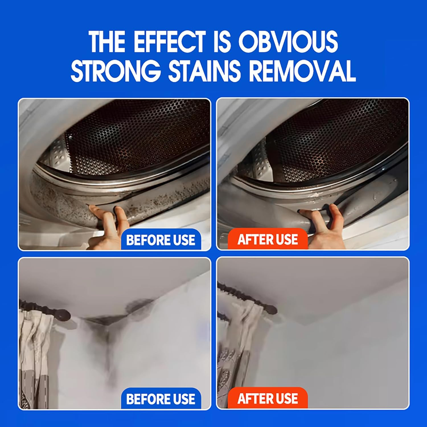 -Highly Effective Removal Spray,Wall Cleaner Spray-Bathroom Foam Cleaner for Sho
