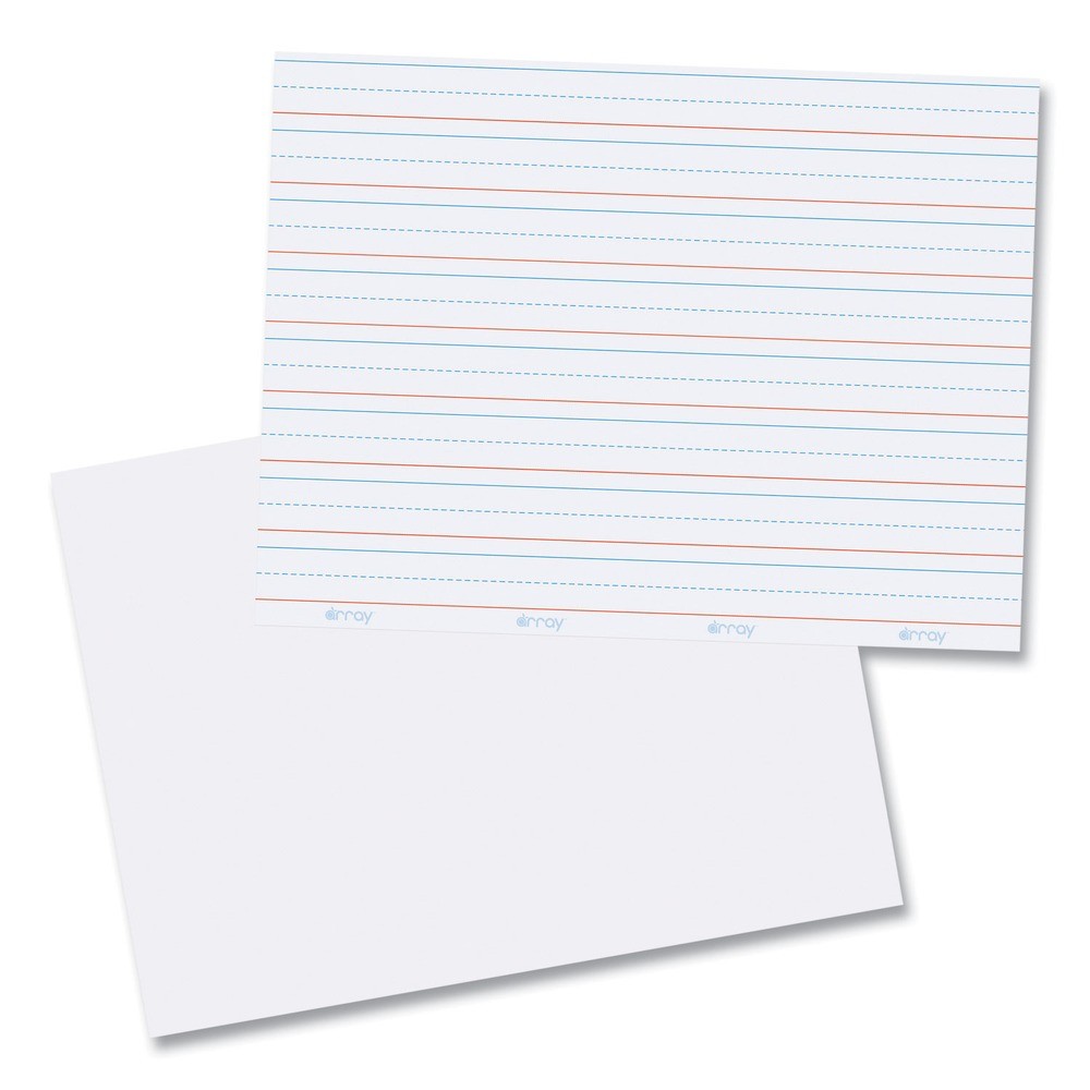 Pacon LB8511 GoWrite Dry Erase Learning Boards – White Surface (5/Pack) New