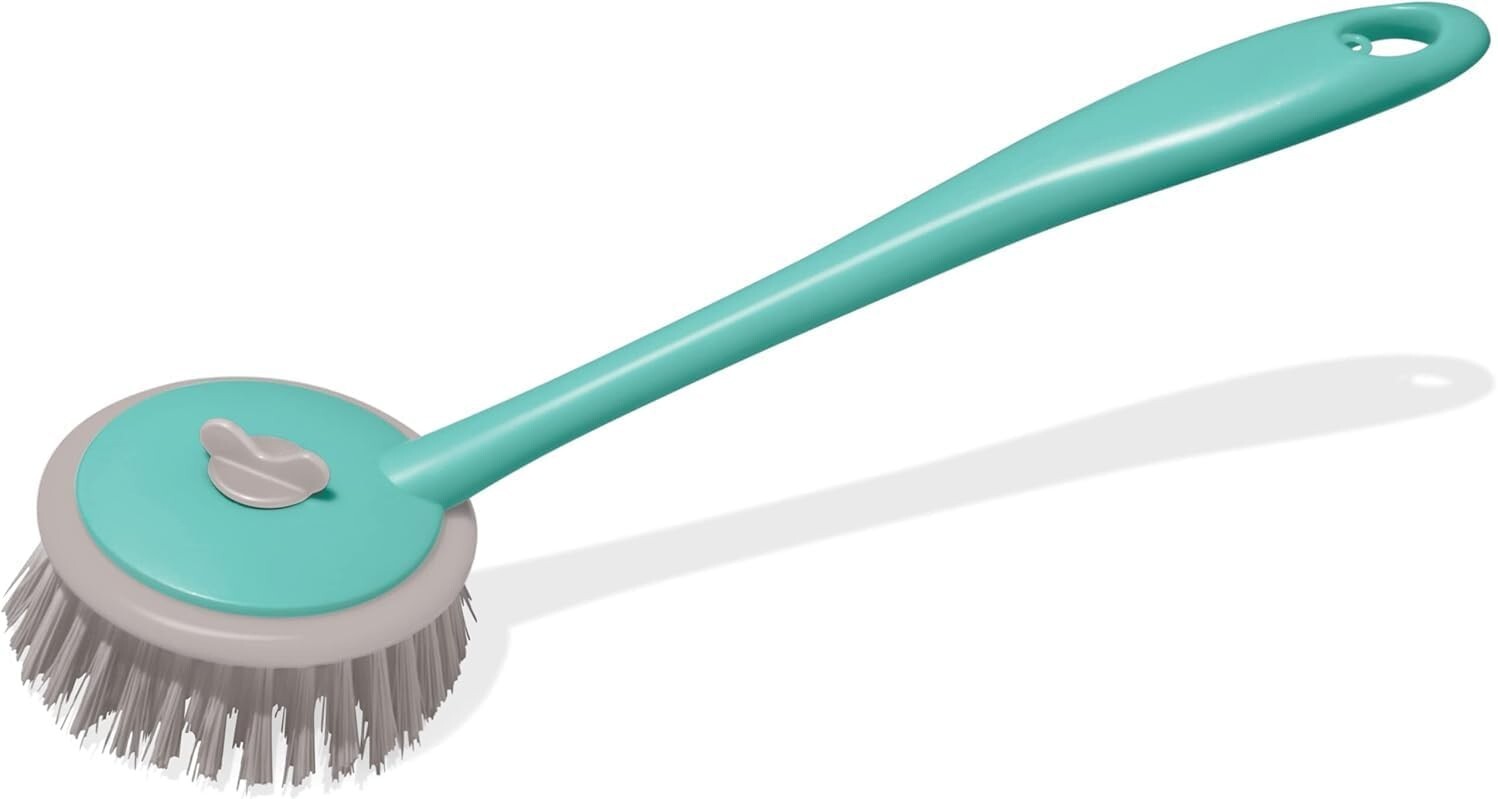 Kitchen Sink Brush, Aqua Green, Single Pack