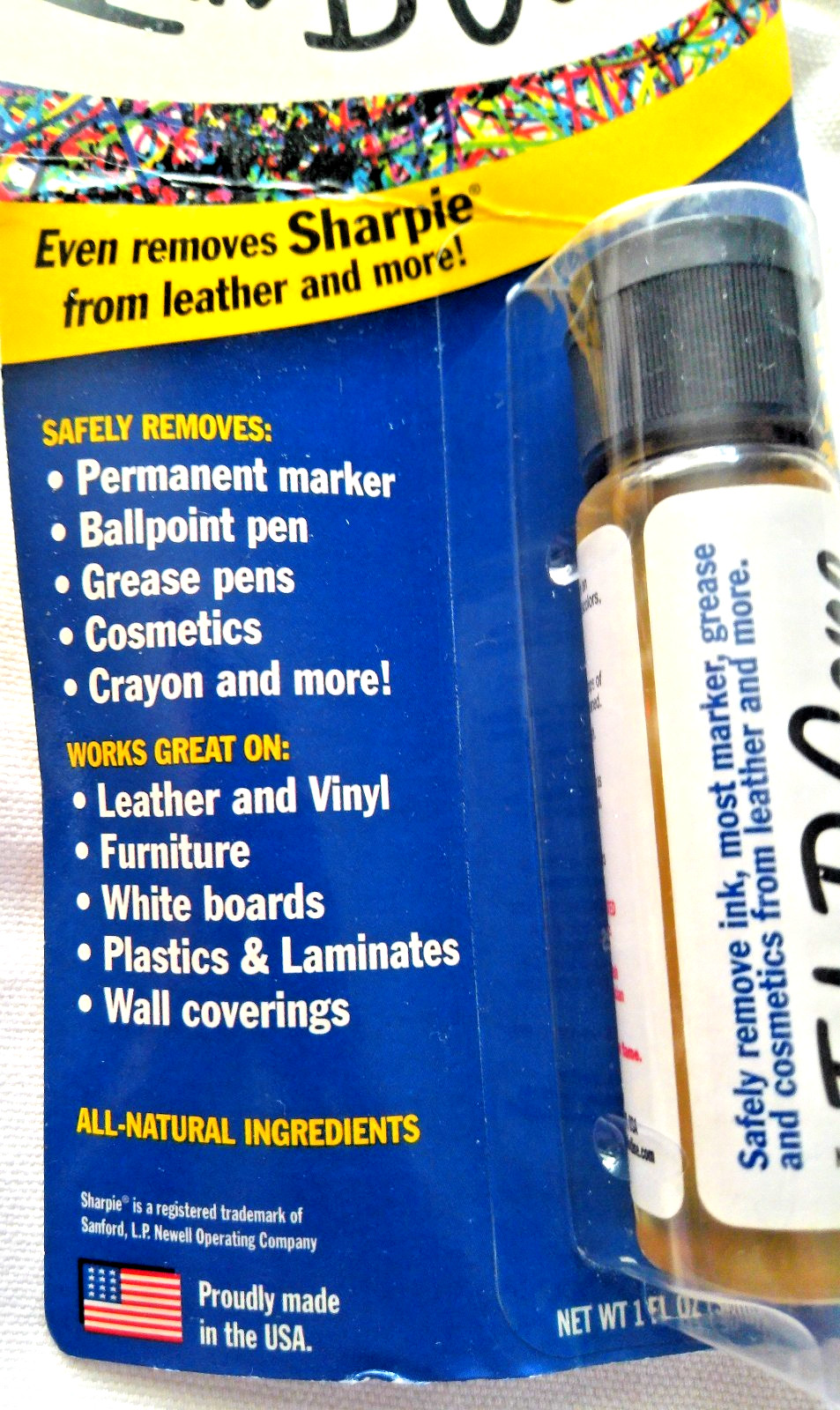 Ink B Gone Stain Remover For Furniture/Leather/Wall Covering SEALED-NEW NOS