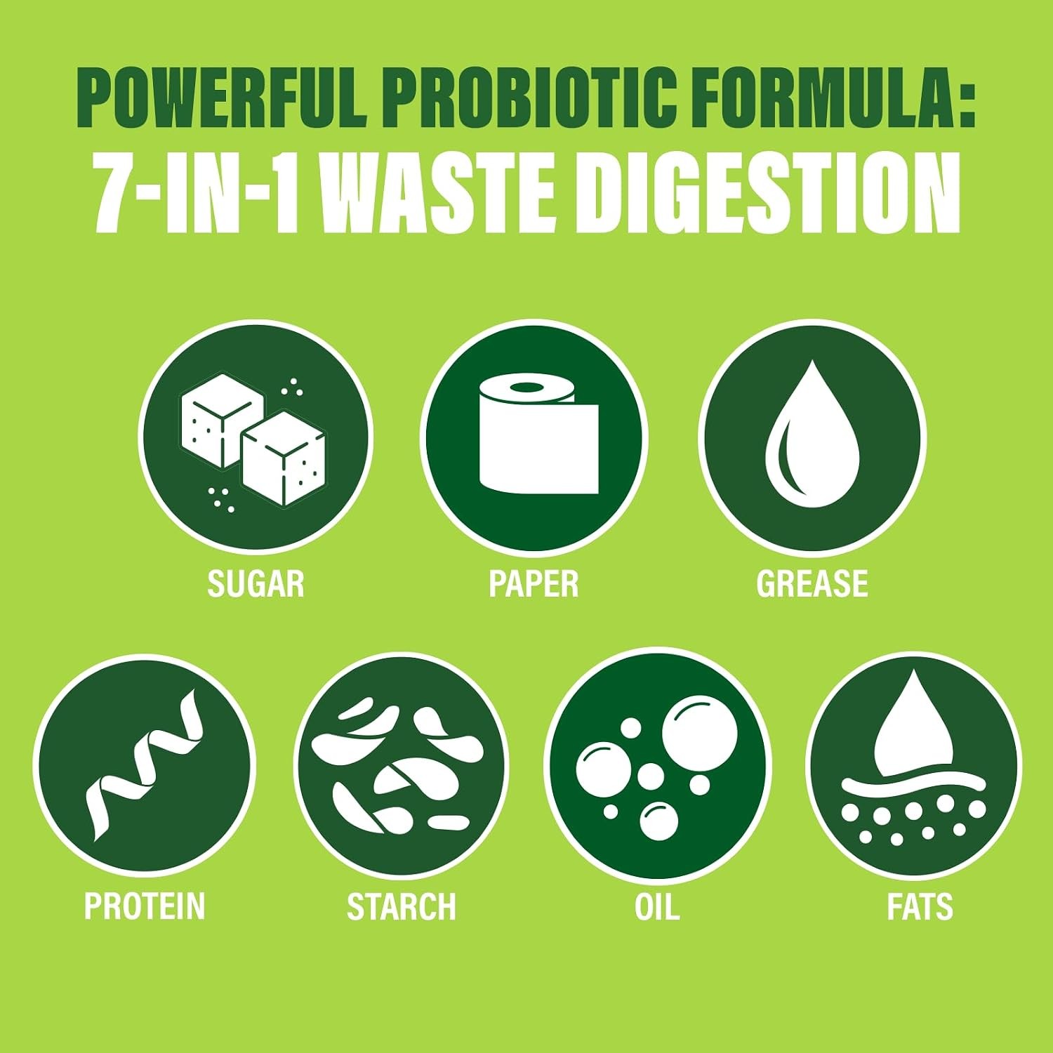 Septic Tank Treatment Packets 12 Month Supply Powerful Natural Bacterial