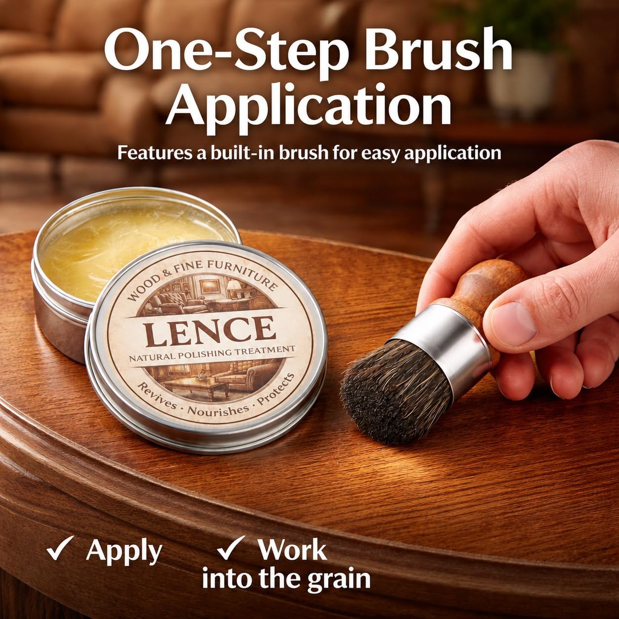 Lence Furniture Repair Salve, Lens Magic Stuff For Wood Scratch Repair Formul…