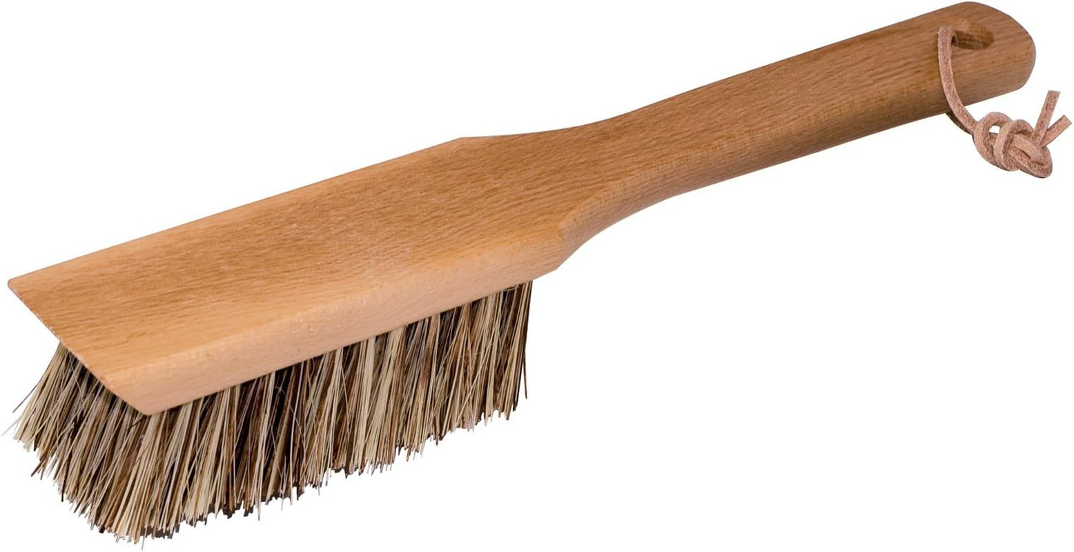 Union Fiber Garden Tool Brush with Oiled Beechwood Handle, 11-1/2-Inches – Clean