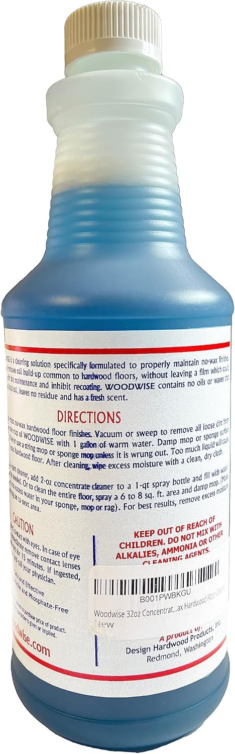 Woodwise 32oz Concentrate No-Wax Hardwood Floor Cleaner