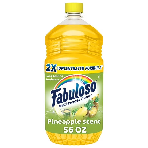 Fabuloso Multi-Purpose Cleaner, 2X Concentrated Formula, Floor Cleaner, Pineappl