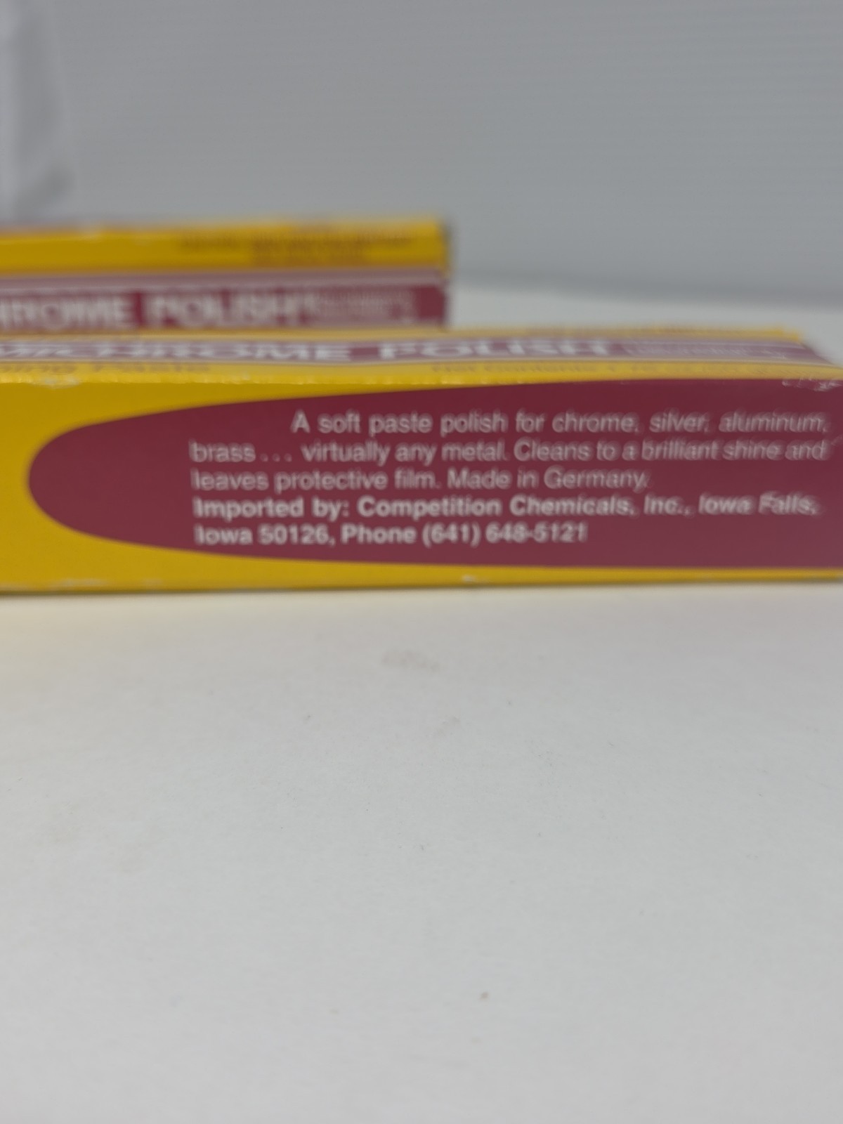 Simichrome All Metal Polish Tube with Polishing Cloth 1.76 Oz TWO Tubes