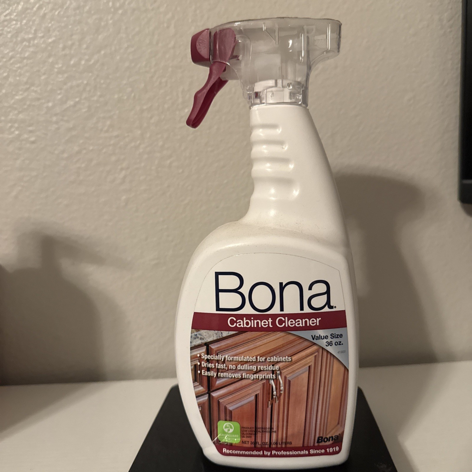 Bona Wood Cabinet Cleaner JUMBO 36 oz Trigger Spray NEW