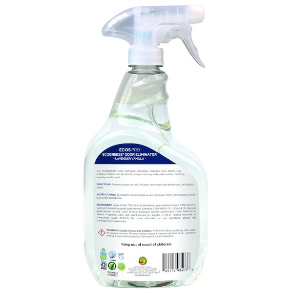Ecos Pro Pl9840/6 Odor Eliminator, Clear, 32 Oz