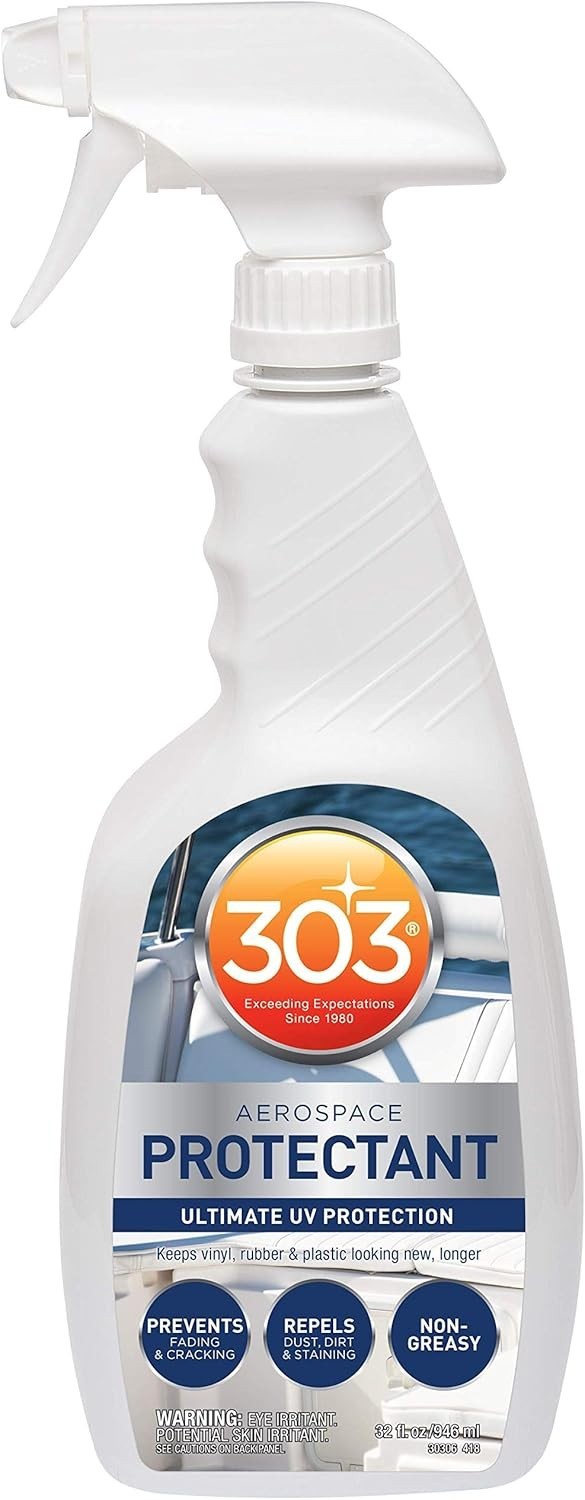 UV-Protectant Spray for Boats & Marine Surfaces – Dust & Stain Repellent – 32 oz