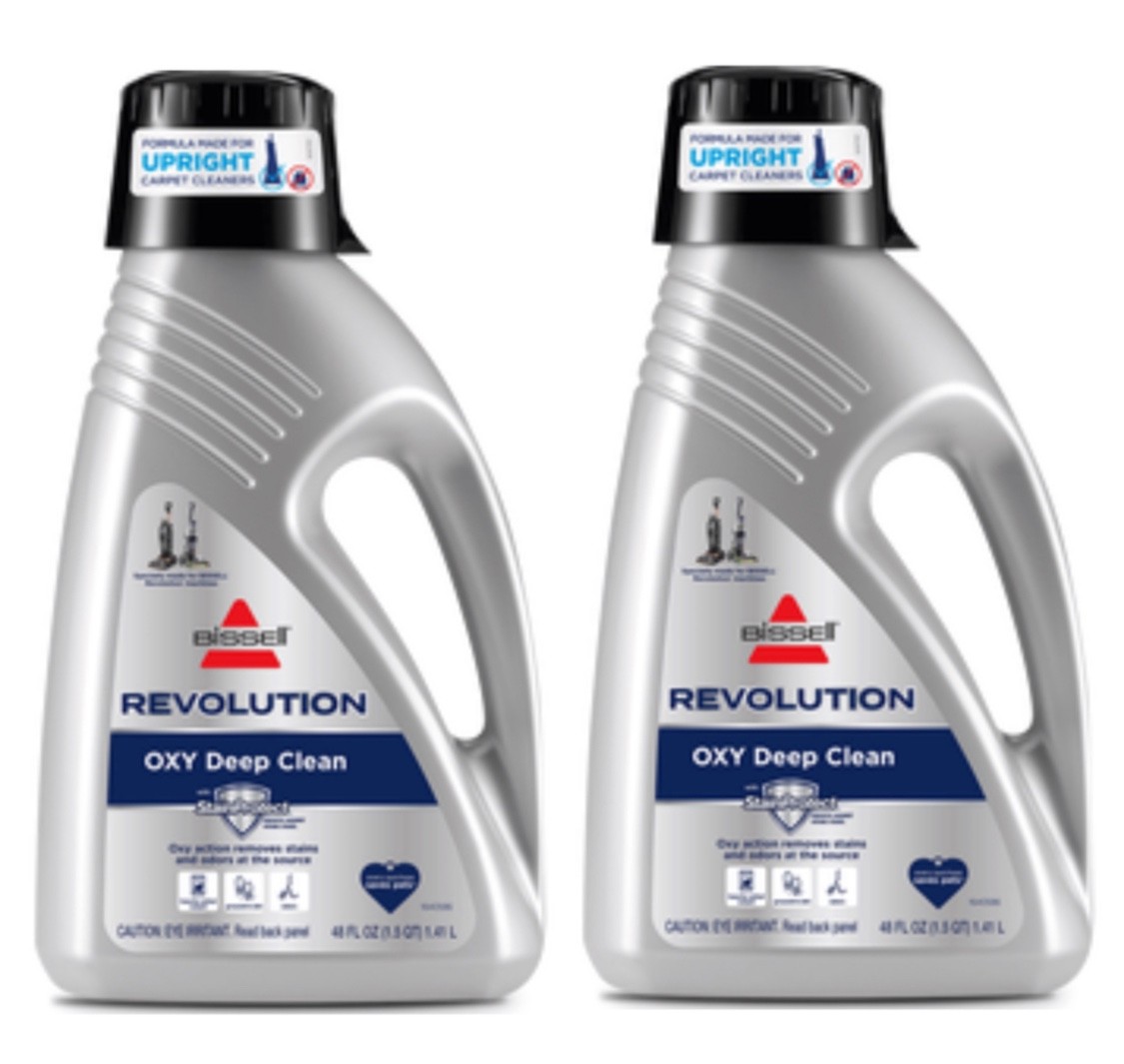 Bissell Carpet Cleaner Bissell Revolution Oxy Deep Clean Stain Protect Two Pack