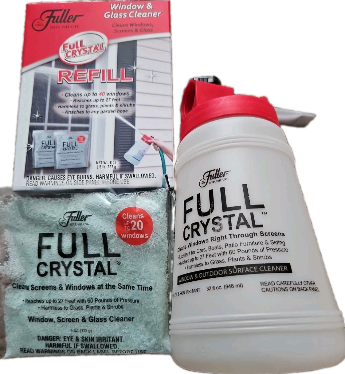 Fuller Brush FBFC-6 As Seen On TV Full Crystal Window & Glass Cleaner
