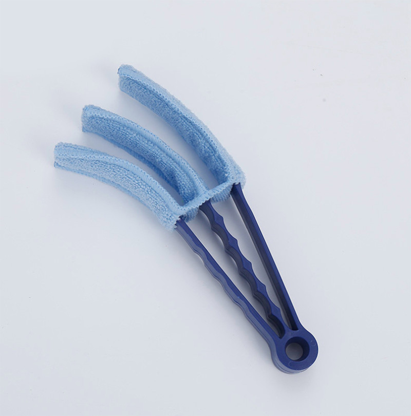 Venetian Blind Blade Cleaner Window Conditioner Duster Brush 2 Clamps 8 sleeves