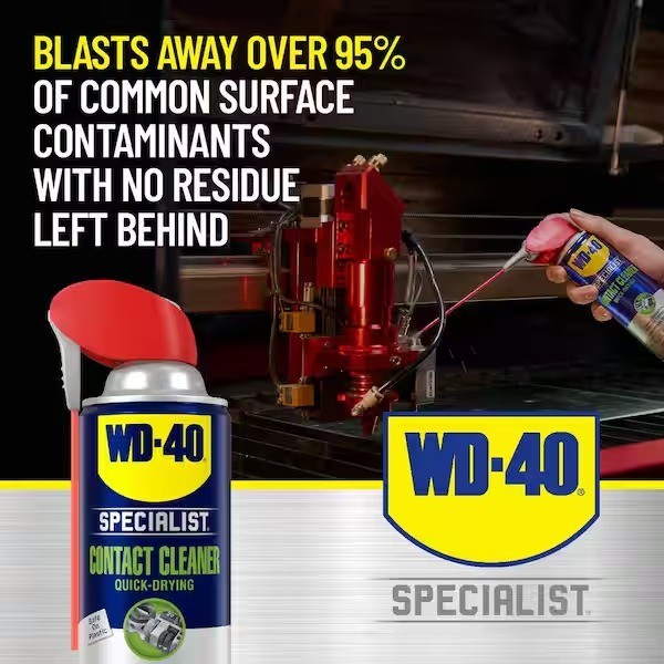 WD-40 Specialist Contact Cleaner 11oz Fast Dry No Residue Electronics Spray