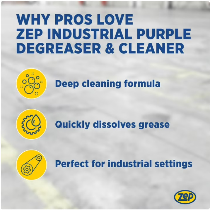 Zep Industrial Purple Cleaner and Degreaser Concentrate
