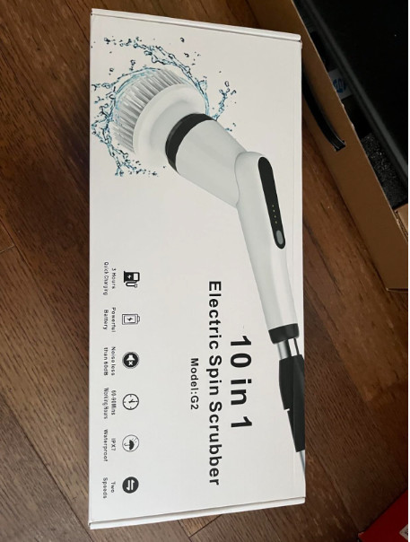 Electric Cordless Spin Scrubber Brush for Persons with Arthritis and Back Pain