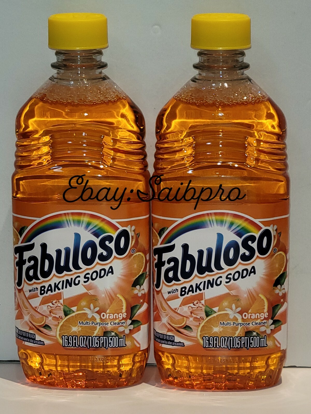 Lot Of 10 Fabuloso with Baking Soda Multi-Purpose Cleaner Orange 16.9 oz