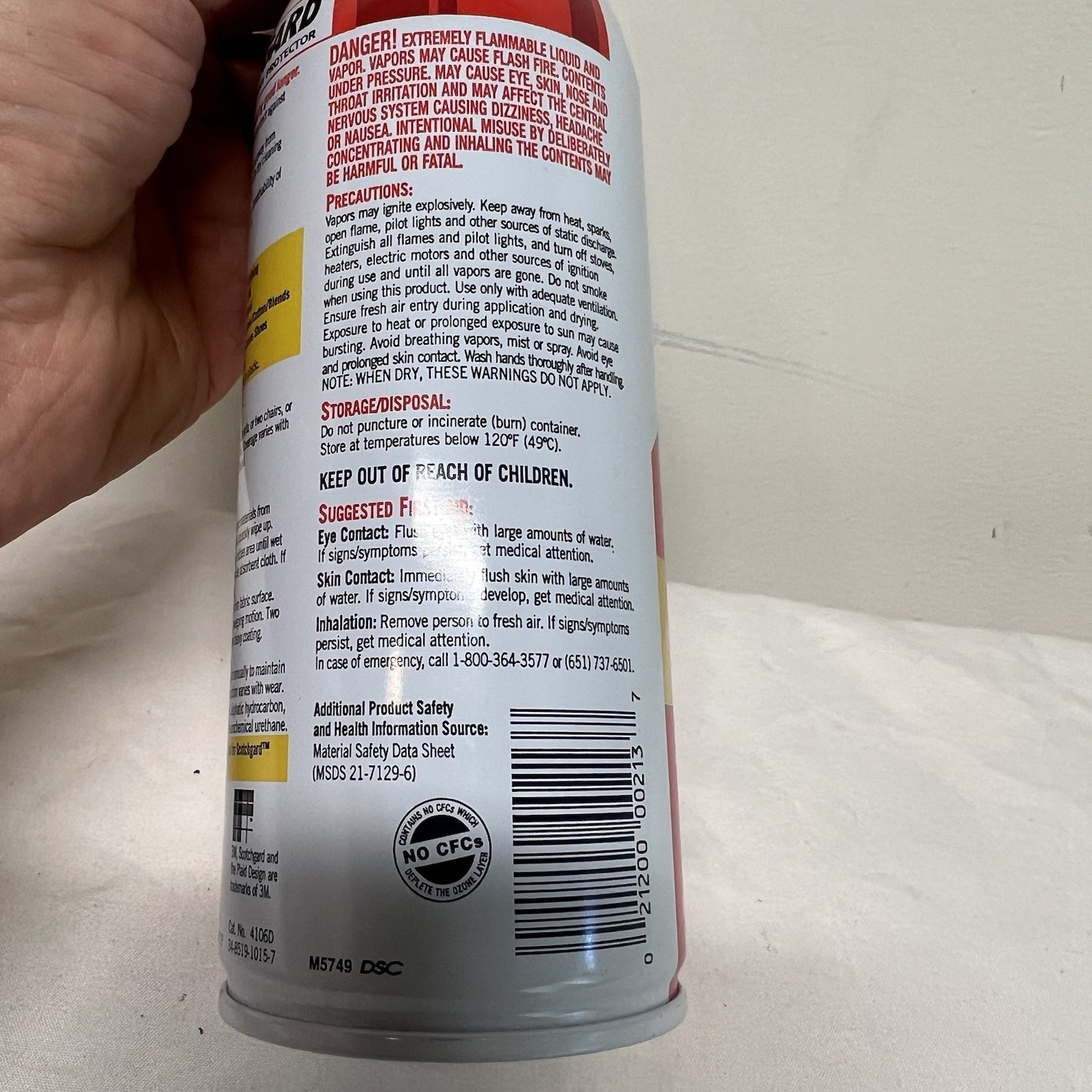 SCOTCHGARD Fabric Upholstery Protector 10 oz – OLD FORMULA Discontinued 90% Full