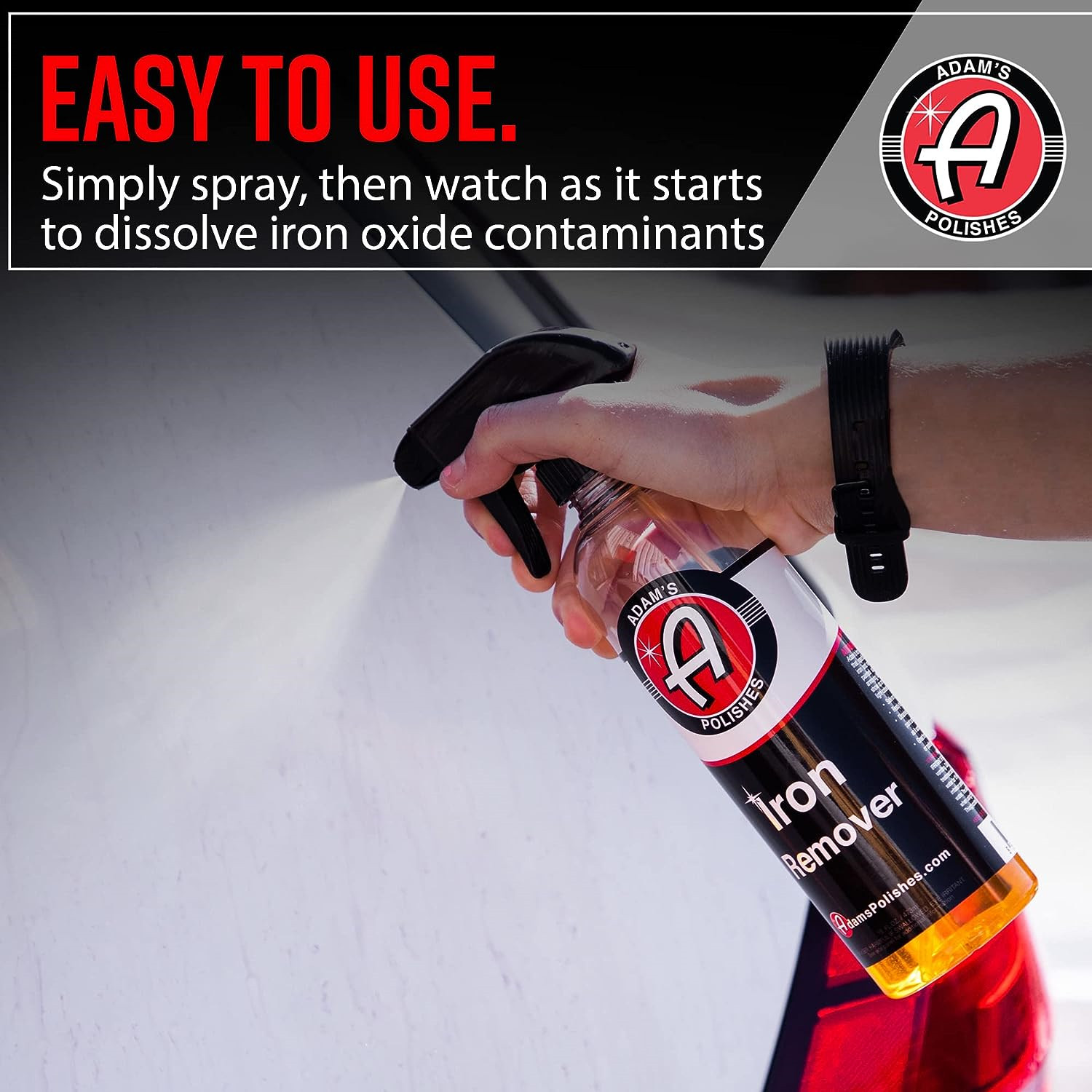 Adams Iron Remover Gallon – Iron Out Fallout Rust Remover Spray for Car Detaili