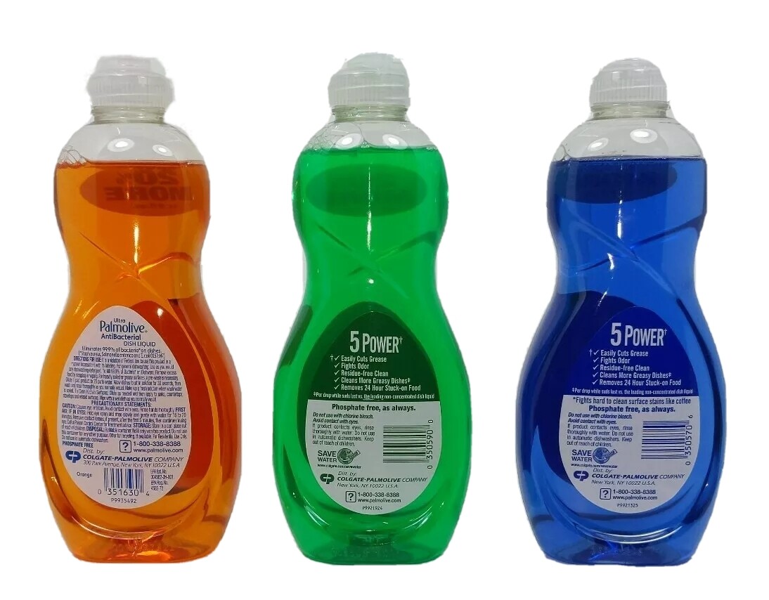 Palmolive Concentrated Dish Washing Detergent Liquid Soap 10 oz. 3 Pack Bundle