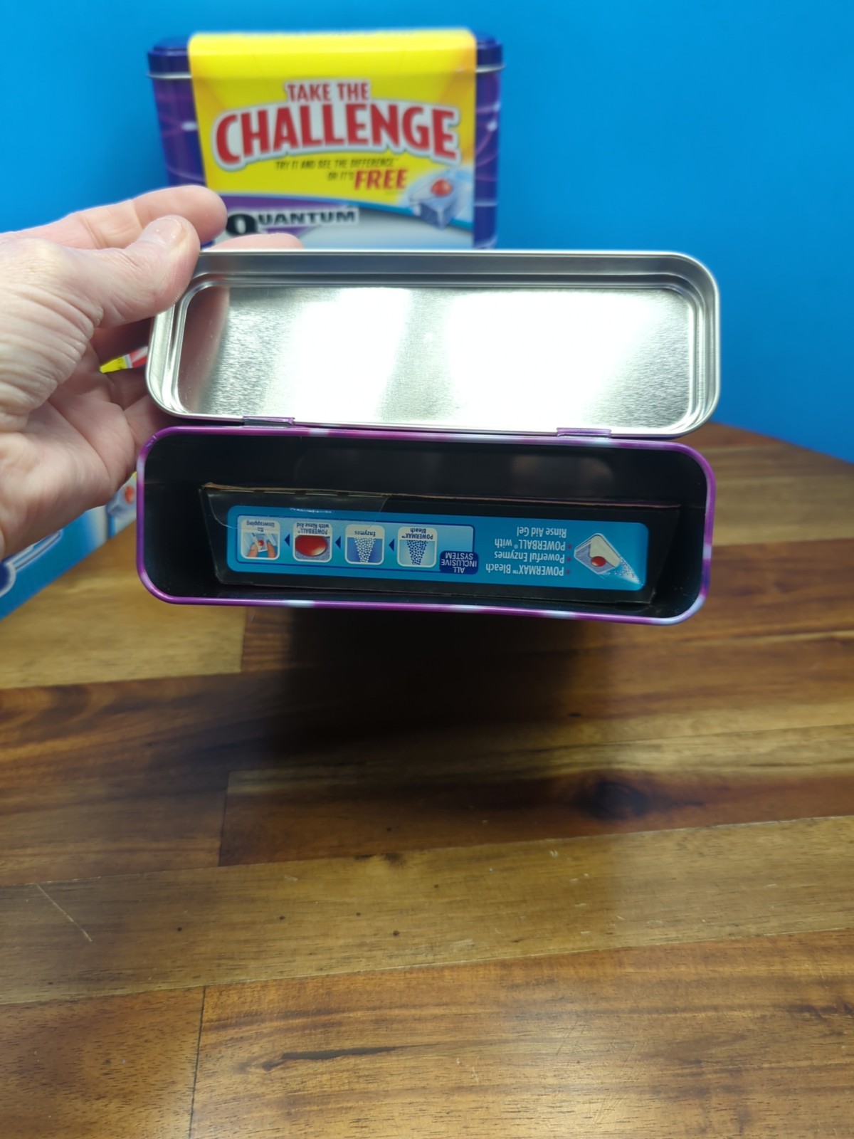 Finish Powerball Dishwasher Detergent Capsules Inside Tins DISCONTINUED