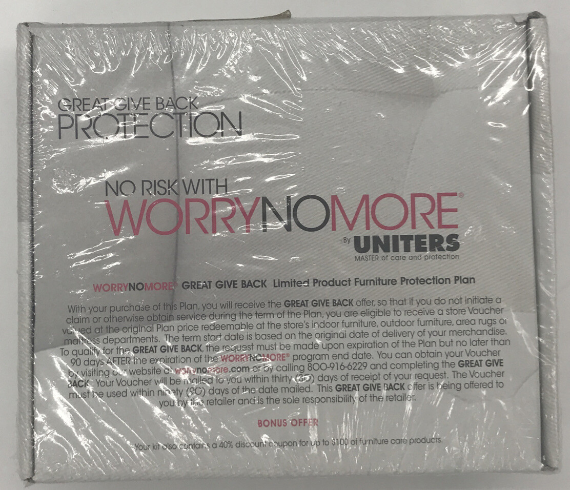 WorryNoMore Uniters Furniture Cleaning Protection Kit Leather Wood Polish New