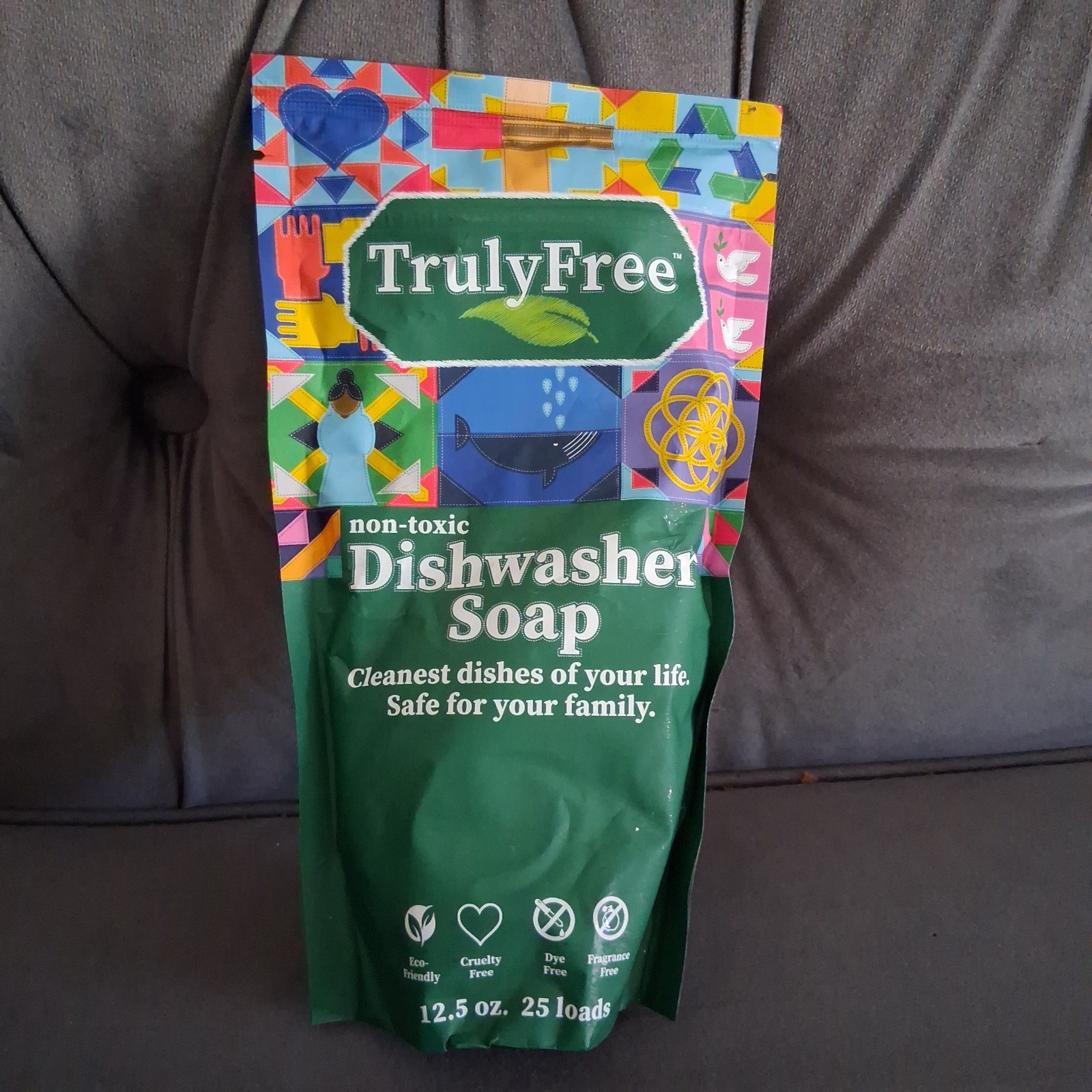 🔥Truly Free Eco-Friendly Dishwasher Soap 12.5 oz – 1 Pack 25 loads🔥