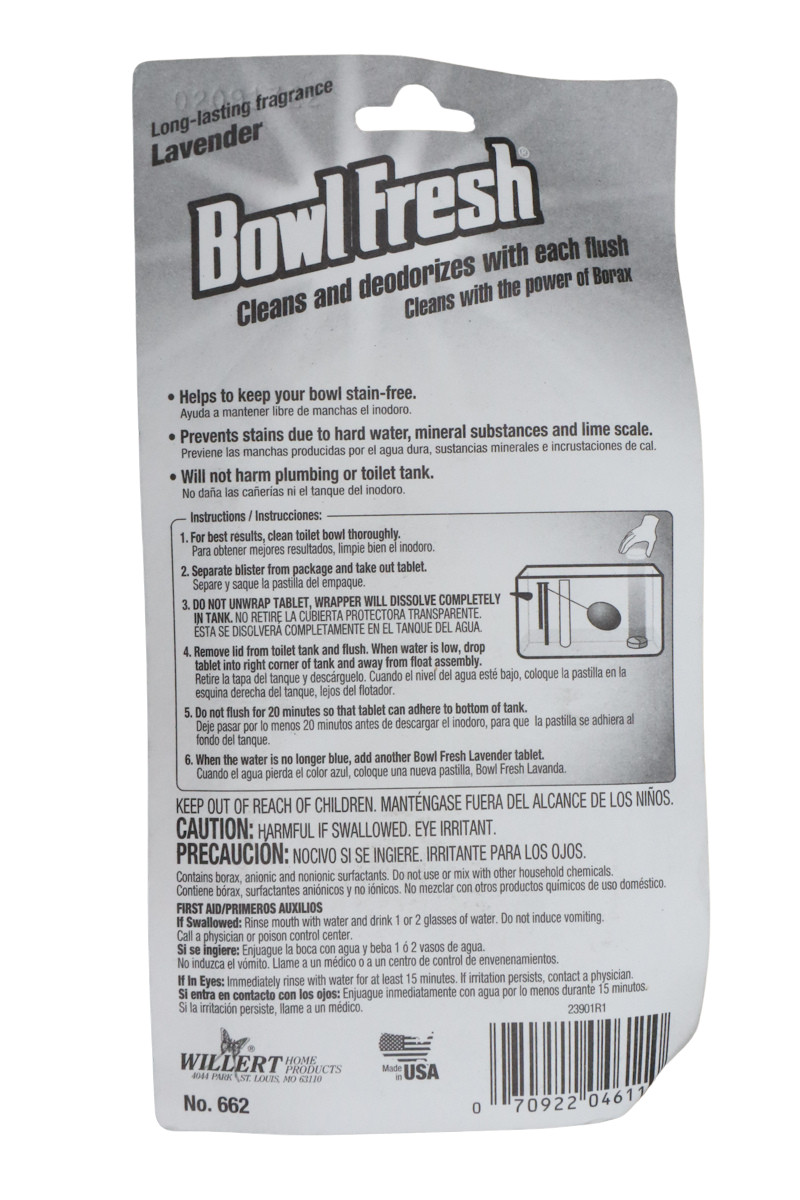BowlFresh Lavender Scent Automatic Bowl Cleaner 2 Tablets