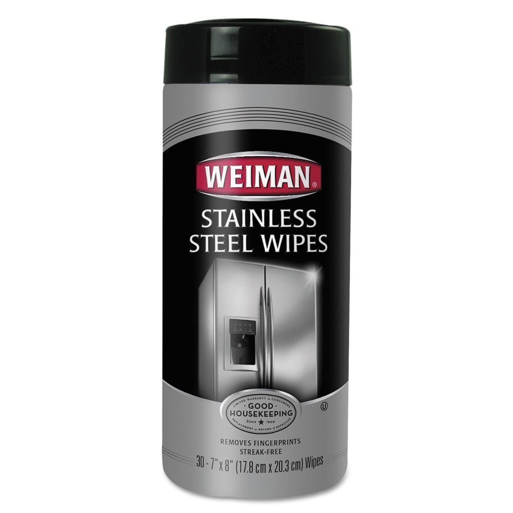Weiman 30 STAINLESS STEEL WIPES CLEANS SHINES PROTECTS All Stainless St Surfaces
