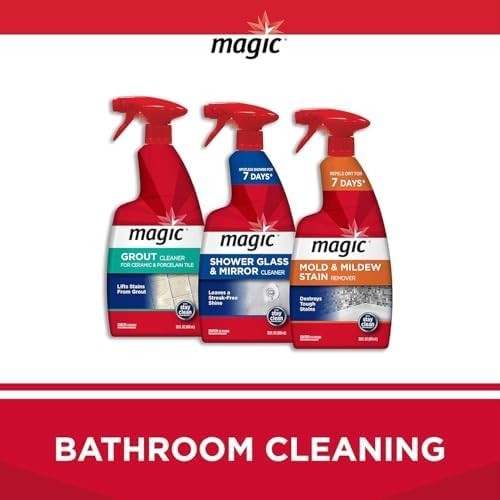 Glass Cleaner Spray for Shower and Mirror 28 Oz