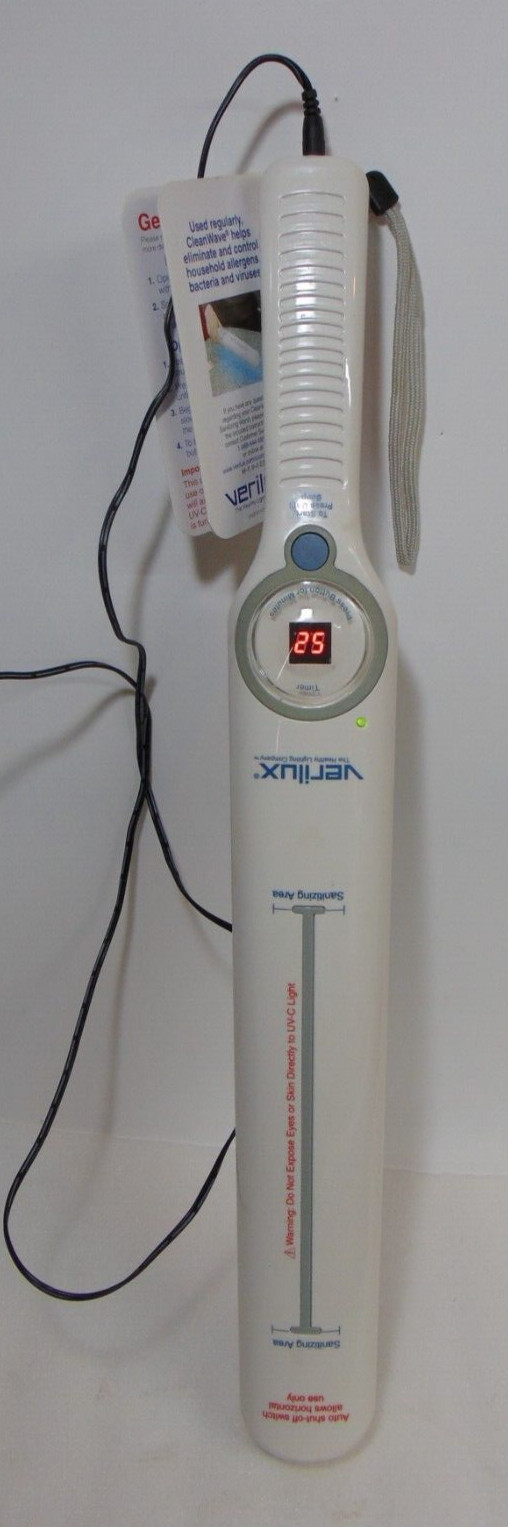 Verilux CleanWave Combo Pack Sanitizing Germs Wand & Travel Wand Handheld
