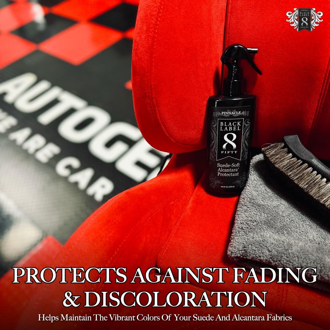Pinnacle Black Label Suede-Soft Alcantara® Cleaner (8 oz): Premium Care for M…