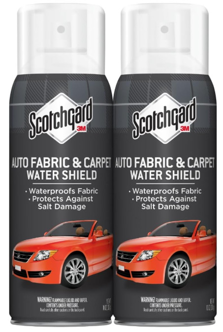 Scotchgard Auto Fabric & Carpet Water Shield, 10 oz 2 Pack