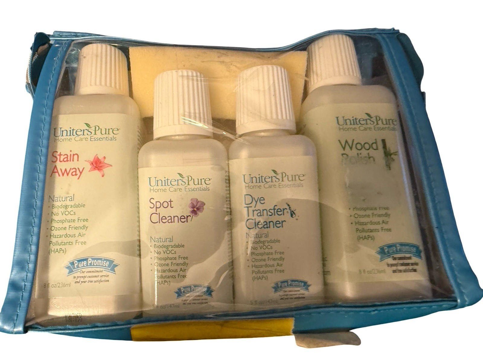 UNITERS Pure Home Care Essentials Natural Cleaner Kit Furniture Wood Leather NEW