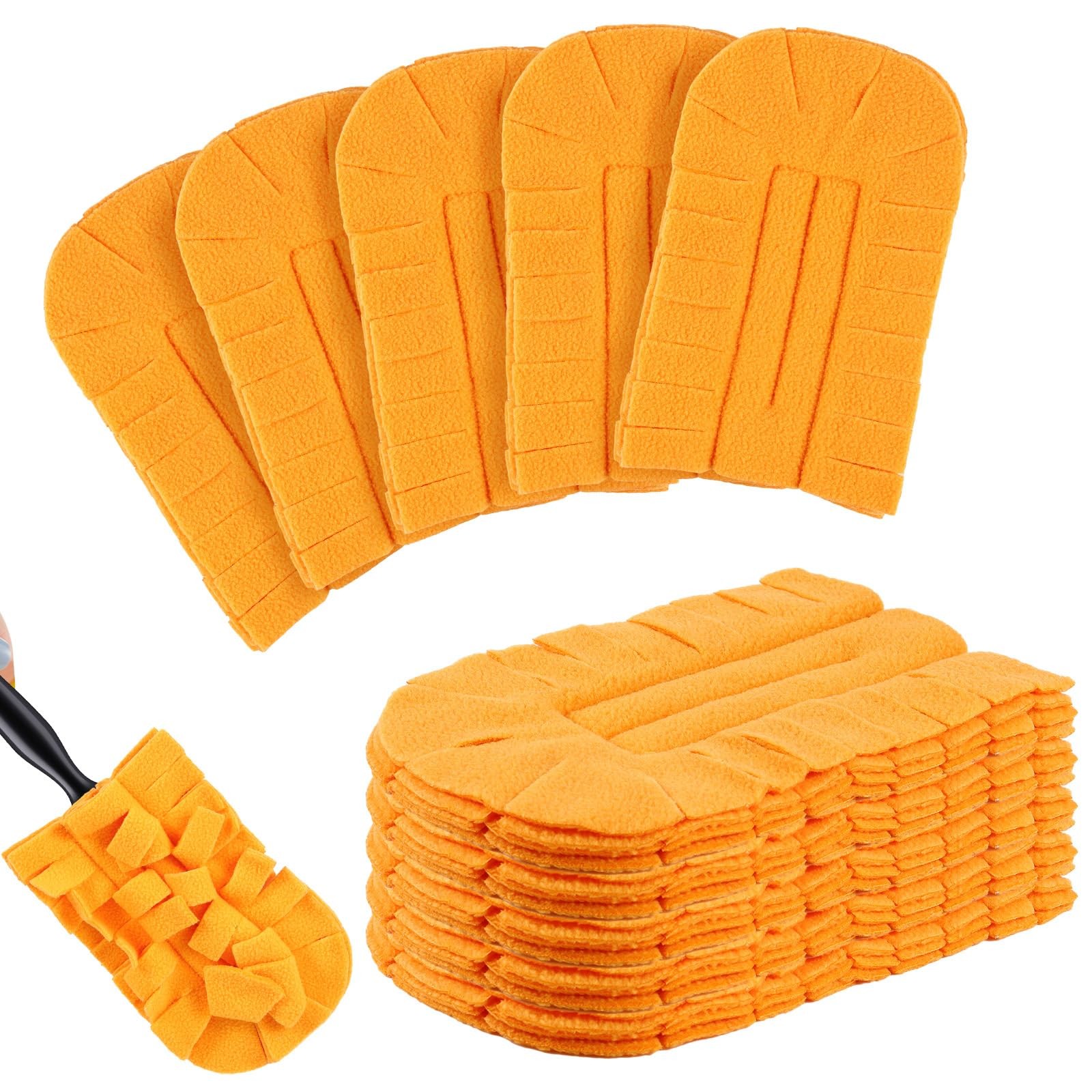 12 Pcs Duster Refill Reusable Fleece Duster Refills Feather Flat Dusters Mult…