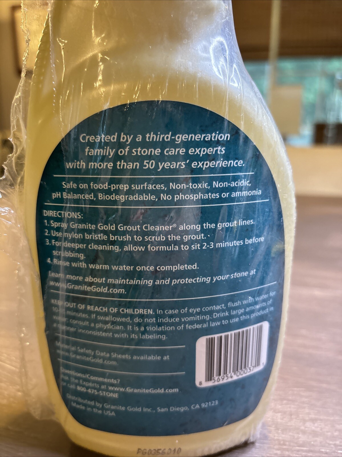 Deep Clean Your Grout with 24 Oz. Grout Cleaner ~ No Brush
