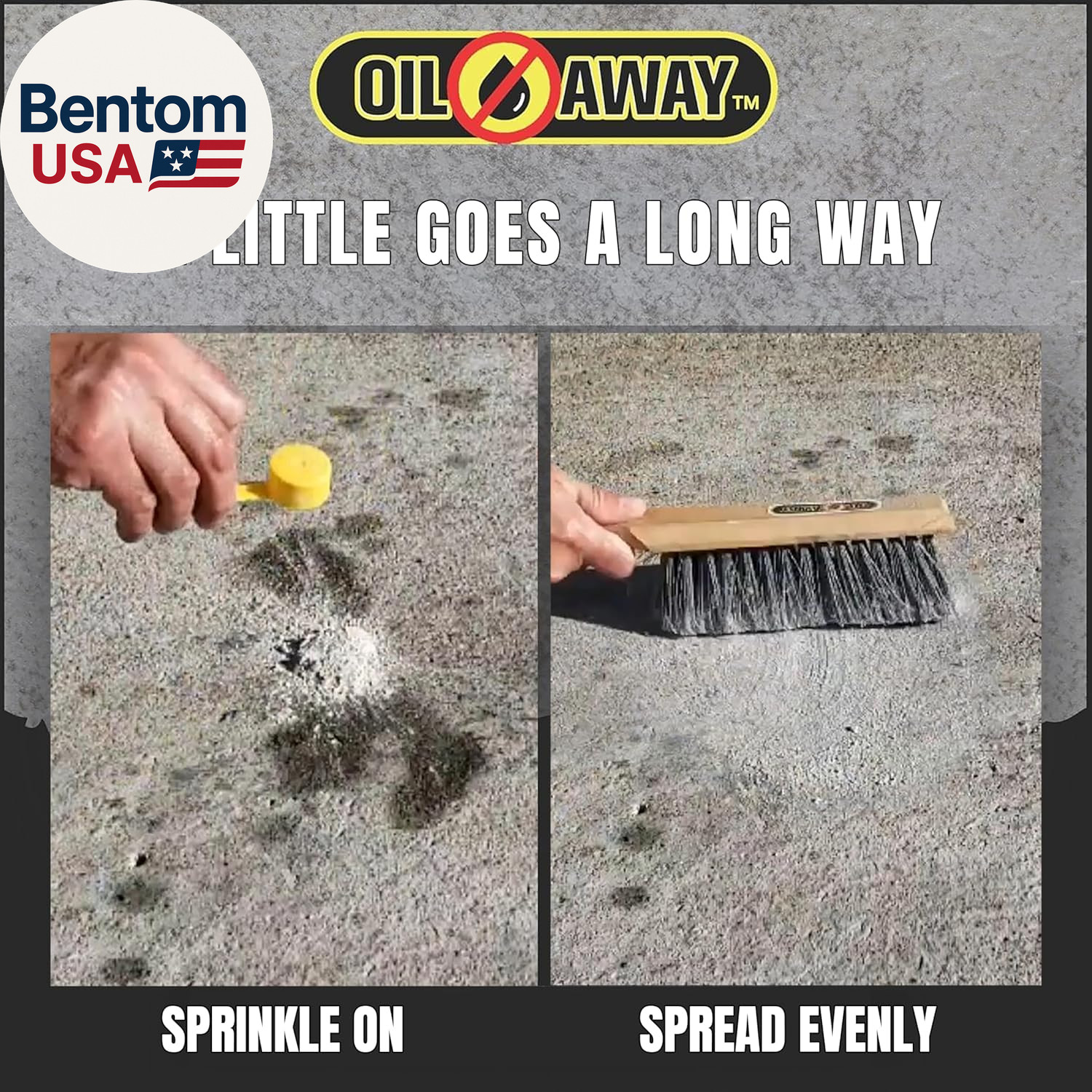 Oil Stain Fighter 10Oz Driveway Size | for Embedded, Dry Oil Stains | No Rinse C