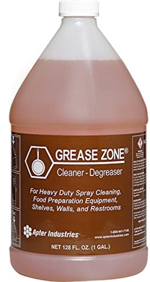 Grease Zone Food Safe Degreaser & All-Purpose Cleaner – 128 Fl Oz (Pack of 1)